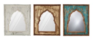Espejo de pared inspirado en Casablanca de colección - 24x28 pulgadas - espejo de pared de madera acento - Imagen 1 de 7