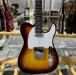 Tele Electric Guitar Rosewood Fretboard Basswood Body Vintage Sunburst Color - Bild 1 von 6