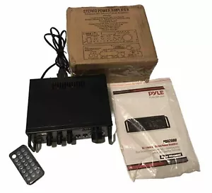 Pyle PDA29BU 200W Bluetooth Home Stereo Amplifier Receiver with Remote FM - Picture 1 of 5