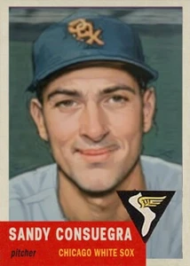 Sandy Consuegra - Chicago White Sox - cartolina personalizzata stile 1953 - Foto 1 di 2