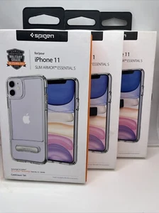 Spigen Core Armor 11 /iPhone 11 Case, Black - Picture 1 of 3