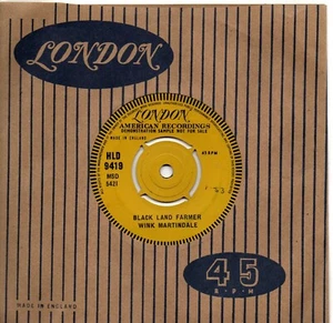 Wink Martindale:Black land farmer/Make him happy:UK London American:DJ - Picture 1 of 2