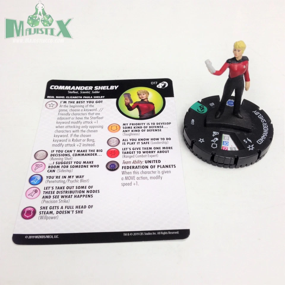 Heroclix Star Trek: Resistance is Futile set Commander Shelby #017 Uncommon! - Image 1 of 1