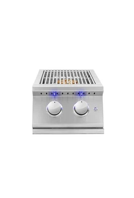 Elements PRO Quemador Lateral Doble NG/LP-CON Luces LED-Acero Inoxidable-¡NUEVO! Foto 1 de 4