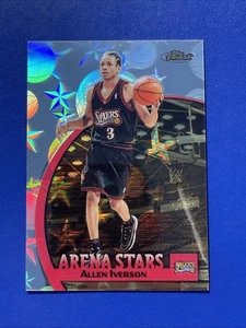 1998/99 Topps Finest Basketball ALLEN IVERSON ARENA STARS #AS3 HOLOVIEW 76ers SP - Picture 1 of 2