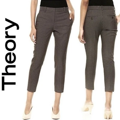 Pantalones cortos informales Theory Treeca II Dot Jacquard multicolores talla 2 para mujer Foto 1 de 4