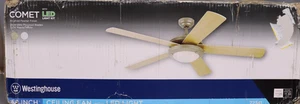 Westinghouse 72341 Comet 52 5 Blade Led Indoor Ceiling Fan - Color Light Maple - Picture 1 of 10