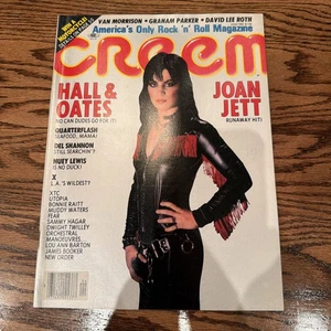 Creem Magazine June 1982 Joan Jett Hall & Oates Van Morrison Huey Lewis Lee Roth - Bild 1 von 6