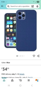 Evutec Compatible with iPhone 13 Pro, Ballistic Nylon Cases Cover for iPhone 13 - Photo 1 sur 3