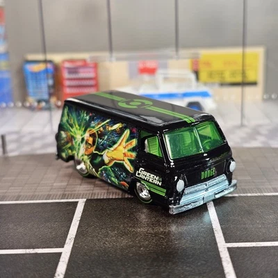 Dodge A100 Real Riders Cultura Pop Hot Wheels 50 Años DC Green Lantern '66 Nuevo Foto 1 de 4