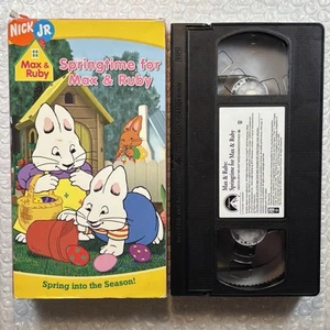 Springtime for Max & Ruby Vintage VHS Tape Kids Nick Jr 2005 Nickelodeon RARE - Picture 1 of 5