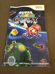 Nintendo Wii Libretto Istruzioni SOLO MANUALE - Super Mario Galaxy - Foto 1 di 3