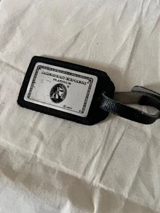 American Express Platinum Luggage Tag - Picture 1 of 3