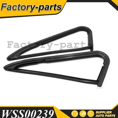 Pair Front Vent Glass Window Weatherstrip Seals Set For Chevy GMC Pickup Truck Foto 1 de 4