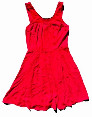 复古 Express 4 红色透明甜心背心裙 — 第 1/2 张图片