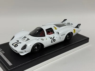 1/18 AB Models Ferrari 365 P2 White Elephant Car #26 1967 Le Mans   80 pieces - Image 1 of 4