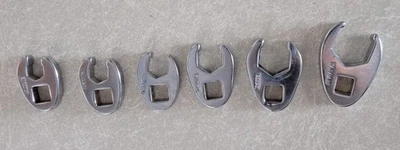 (6) Crow foot 6 point wrenchs - Image 1 of 2
