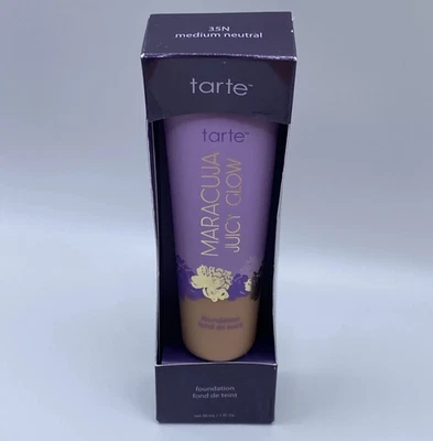 Base Tarte Maracuja Juicy Glow ~ 35N MEDIANA NEUTRA ~ 30 ml / 1 fl oz ~ Nueva en caja Foto 1 de 4