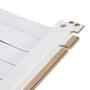 PCIe Express 3.0 X16 Extension Cable 180 Degree PCIE 3.0 Flexible Riser Card - Afbeelding 1 van 8