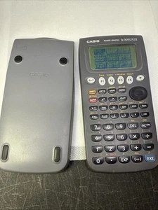 Casio FX-7400G Plus Power Graphic Graphing Black Calculator W/Cover Tested Works - Picture 1 of 6