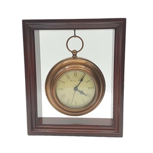 Reloj de Bolsillo Sterling & Noble Vintage Años 90 Cuarzo Manto Escritorio No Funciona - Imagen 1 de 5