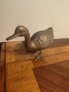 Vintage Brass Duck - Picture 1 of 6