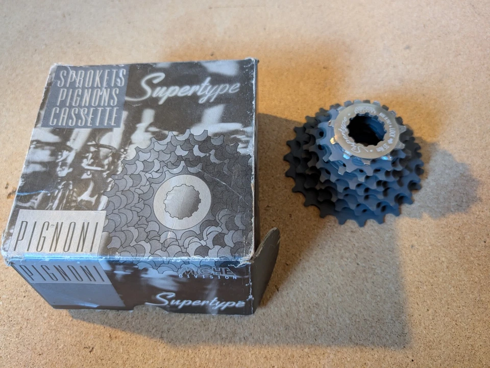 Cassette para bicicleta de carretera Miche Supertype 9 velocidades 11-23 aluminio Shimano Campagnolo SR Foto 1 de 4