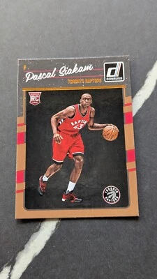 2016-17 Panini Donruss Rookie Pascal Siakam Raptors RC Rookie - Image 1 of 2