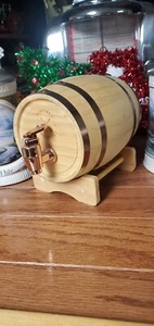 WINE BARREL WITH STAND WOOD, NEVER USED - Picture 1 of 1
