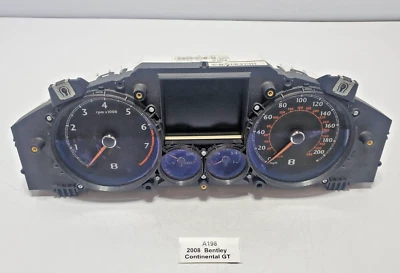 ✅ 03-12 OEM Bentley Continental GT GTC velocímetro cuadro de instrumentos medidor Foto 1 de 4