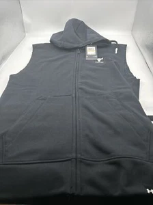 Men's Under Armour Project Rock Hoodie Black Terry Full Zip 1377424-001 Sz S - Picture 1 of 13