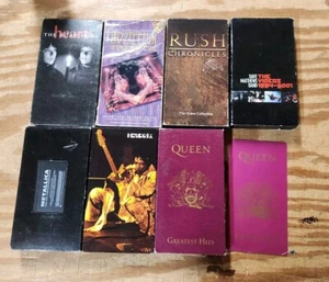 Assorted Music VHS - Metallica Queen DMB Hendrix Zeppelin Rush Heart - Picture 1 of 3