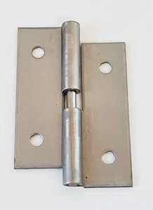 McMASTER CARR 4" X 1-1/2" Right Side Surface-Mount Lift-Off Hinge W/ Holes 304SS - Picture 1 of 10
