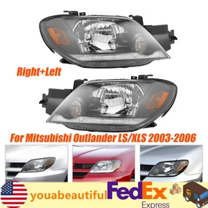 Faro halógeno derecho e izquierdo para Mitsubishi Outlander LS/XLS 2003-2006 - Imagen 1 de 14
