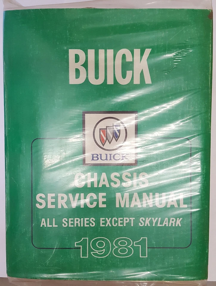 Manuale Officina Buick Electra, Century, Regal, Riviera & Lesabre 1981 - Immagine 1 di 1
