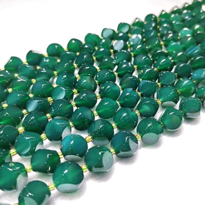 6/8/10/12mm Natural Square Obsidian/Agate/Morganite/Crystal Gemstone Loose Beads - Image 1 of 4