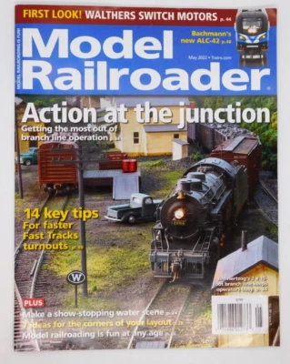 Model Railroader May 2022 Trains.com Kalmbach Walthers HO N Scale Magazine - Image 1 of 2