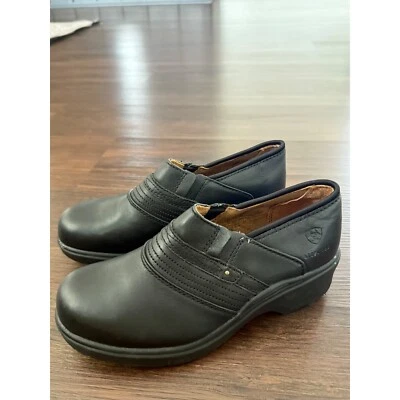 Ariat Women's Steel Toe Safety Clog Black Size 8.5 - Image 1 of 4