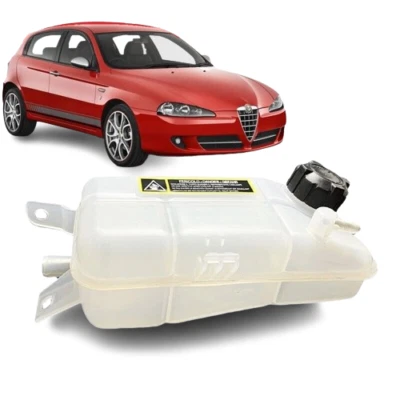 VASCHETTA SERBATOIO ACQUA RADIATORE LIQUIDO REFRIGERANTE ALFA 147 156 CON TAPPO - Immagine 1 di 4