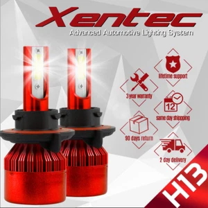 H13 9008 1080W CREE LED Kit de conversión de faros Bombilla de lámpara Alta/Baja blanca 6000K HID - Imagen 1 de 1