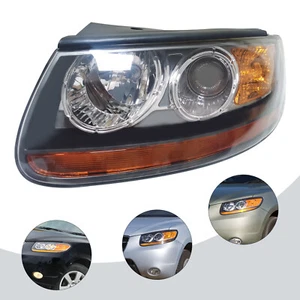 For 2007-2012 Hyundai Santa Fe Headlight Lamp Assembly Halogen Left Driver Side - Picture 1 of 12