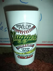 Sluggers Sports Bar Upper Deck Chicago Cubs Wrigley Field Great Moments Cup - Imagen 1 de 2