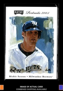 2003 Playoff Absolute Memorabilia #48 Richie Sexson Portraits Promos Brewers - Picture 1 of 2