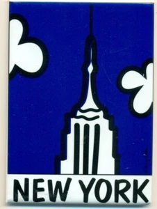 IMÁN REFRIGERADOR - NUEVA YORK #8 - EDIFICIO EMPIRE STATE - MARY ELLIS - Imagen 1 de 1