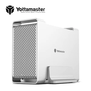 Yottamaster 2 Bay RAID Hard Drive Enclosure USB3.1 Gen2 For 3.5" SATA HDD 32TB - Afbeelding 1 van 8