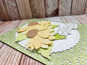 Handmade Greeting Card Keepsake Quality ocbrandy Mothers Day green - Picture 1 of 2