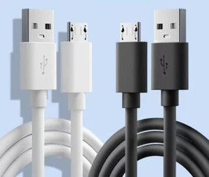 2 PACK Micro USB Cable Android phone Charger Reversible Fast Charging Cord - Photo 1 sur 10