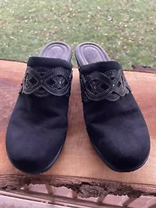 Women’s Black Croft & Barrow Orthlite Clogs/Mules Sz 9 Kholes - Picture 1 of 6