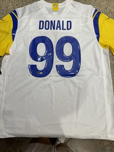 Aaron Donald Signed NWT Authentic Nike Vapor Los Angeles Rams Jersey BECKETT BAS - Picture 1 of 5