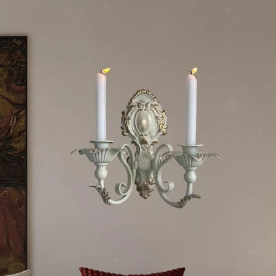 Wall Candlestick Holder Iron Candleholder for Wedding Living Room Bedroom - Image 1 of 2